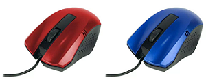 Mouse óptico usb colorido 1000 DPI Fu Xing