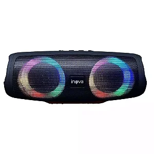 Caixa de Som Portátil RGB Bluetooth Prova D'Água Inova MD-12264