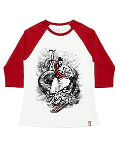 "Samurai" | Raglan Masculina - 3/4