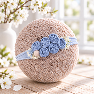 Headband Ana Azul Claro