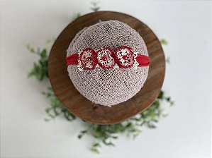Headband Lorena Vermelho