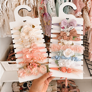 Plaquinhas Organizadoras de Headband com Gancho