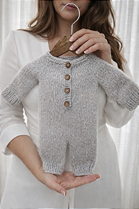 Macacão Mohair Cinza Claro