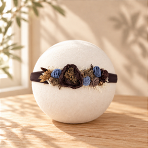 Headband Olivia Marrom