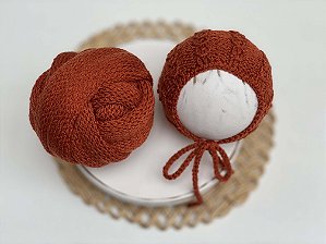 Conjunto Wap e Touca Preciosa Abóbora