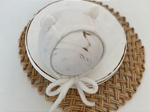 Touca Ursinho Branco