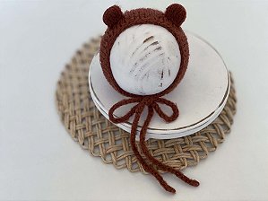 Touca Ursinho Mohair Ferrugem