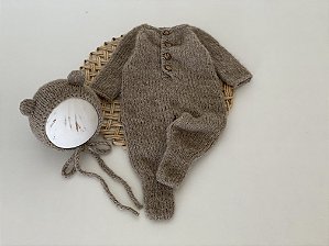 Conjunto Macacão Mohair Canoas