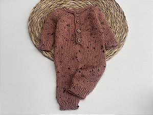 Macacão Rustico Goiaba