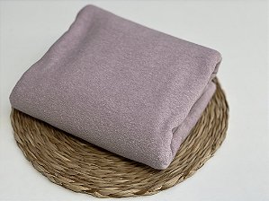 Manta para Puff Algodão Doce Lilás