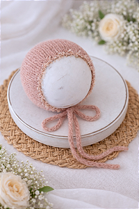 Touca Mohair Aura Salmão