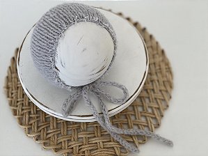 Touca Mohair Aura Cinza