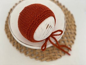 Touca Clássica Tricô Abóbora