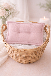Travesseiro Algodão Doce Rosa