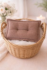 Travesseiro Algodão Doce Marrom