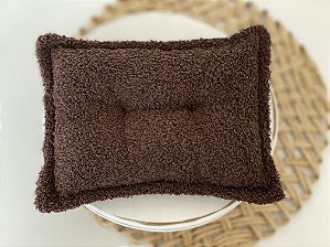 Travesseiro Pelúcia Marrom