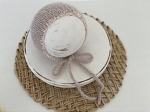 Touca Mohair Aura Rosa Nude