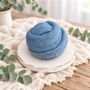 Wrap Mohair Azul