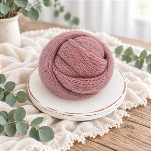 Wrap Mohair Rose