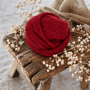 Wrap Mohair Bordô