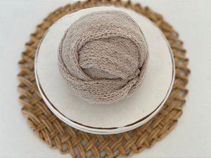 Wrap Mohair Bege Claro