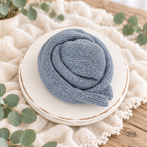 Wrap Mohair Fine Azul Patel