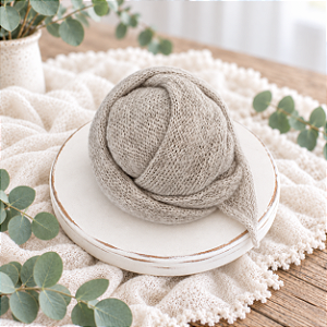 Wrap Mohair Fine Bege Claro