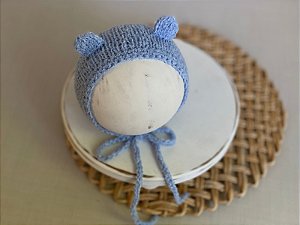 Touca Ursinho Sweet Azul Bebê