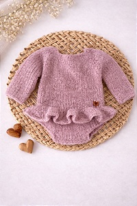 Body Babadinho Lia – Mangas Longas | Cor Rose