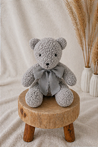 Urso Peti Petá Cinza P