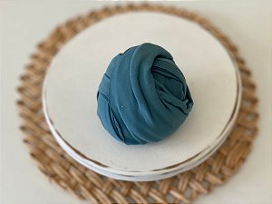 Wrap Malha Azul Petróleo