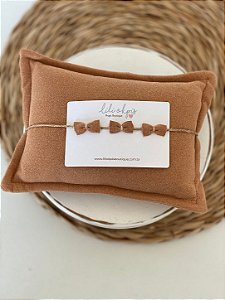 Travesseiro e Headband Caramelo