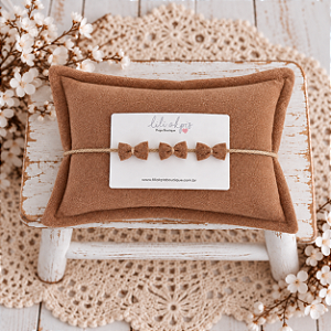 Travesseiro e Headband Caramelo