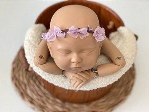 Coroa Lacinhos Lilás