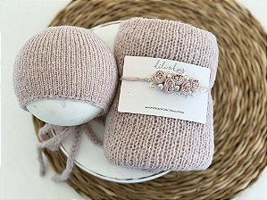 Kit Wrap Mohair Rosa Nude