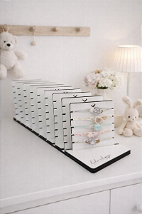 Suporte para Headbands com 9 Plaquinhas