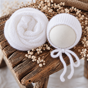 Conjunto Wrap Mohair Branco