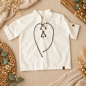 Camisa Algodão Off White