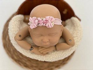Headband Laís Rosa Bebê