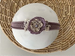 Headband Flor Lilac