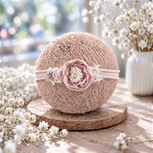 Headband Heloisa Rosa Nude