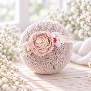 Headband Emily Rosa Nude