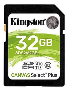 CARTÃO DE MEMÓRIA 32GB Kingston Class10 - 100MB/s