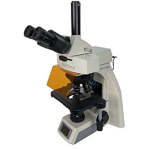 Microscópio Biológico Trinocular com Sistema de Epi-fluorescência - TNI-60-TF