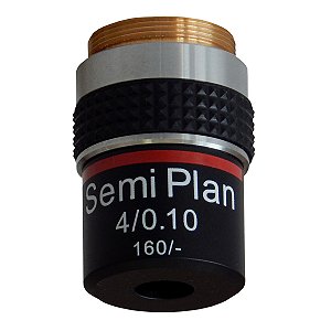 Objetiva 4X Semi Plana - TA-0210-SP