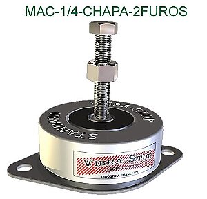 MAC-1/4-CHAPA-2FUROS