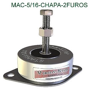MAC-5/16-CHAPA-2FUROS