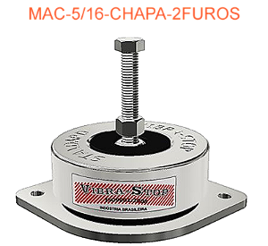 MAC-5/16-CHAPA-2FUROS