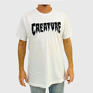 Camiseta Creature Shredded Branca