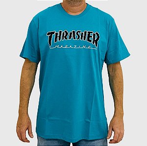 Camiseta Thrasher Outlined Verde